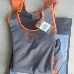SBD Grey & Orange Singlet